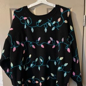 Christmas lights Sweater